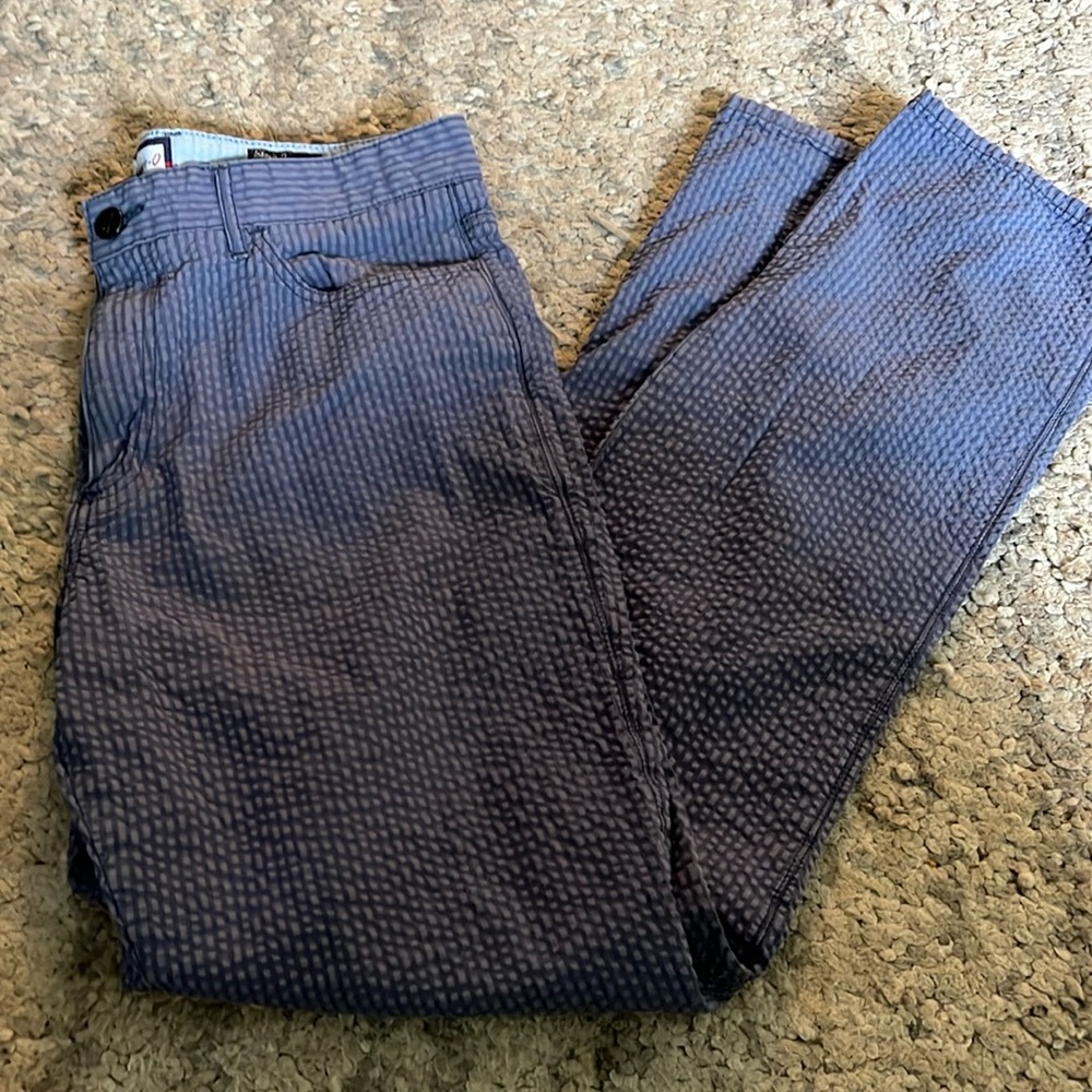 Johnnie-O men’s seersucker pants size 35 x 34